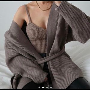 Zara limited edition wool blend bodysuit